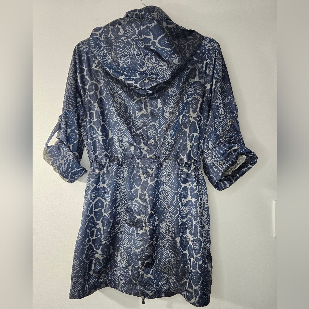 Anatomie Merika Python Windbreaker Jacket Hooded … - image 3